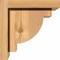 Ekena Millwork Alpine Smooth Corbel w/Backplate, Western Red Cedar, 7 1/2"W x 8"D x 8"H COR08X08X08ALP01SWR - alternate 3